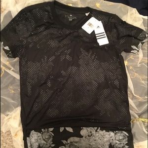 NWT Adidas 2-layer climalite Top Size small